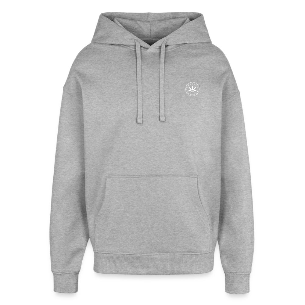 SOUR DIESEL Oversized Unisex Bio-Hoodie - Grau meliert