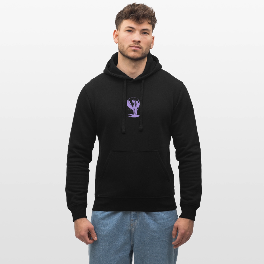 NOT HIGH Unisex Bio-Hoodie - Schwarz