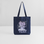 HELL YEAH recycelter Heavyweight Stoffbeutel - melange Blue