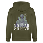 NO FEAR Unisex Bio-Kapuzenjacke - Khaki