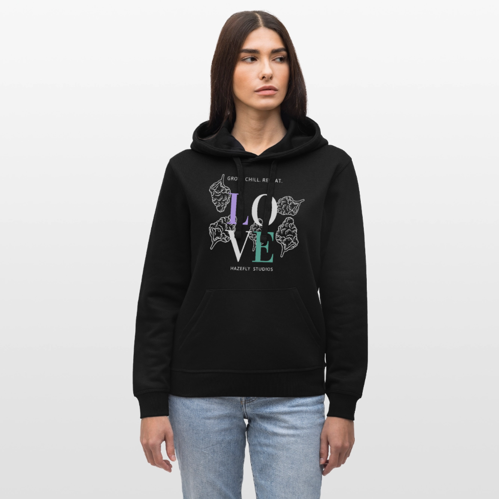 GROW. CHILL. REPEAT. Unisex Bio-Hoodie - Schwarz