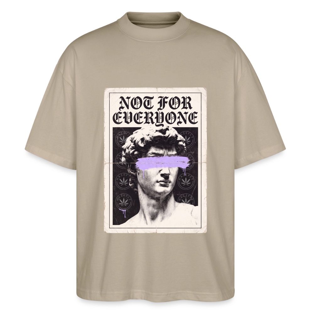 STONED Unisex Oversized Bio-T-Shirt - Steingrau