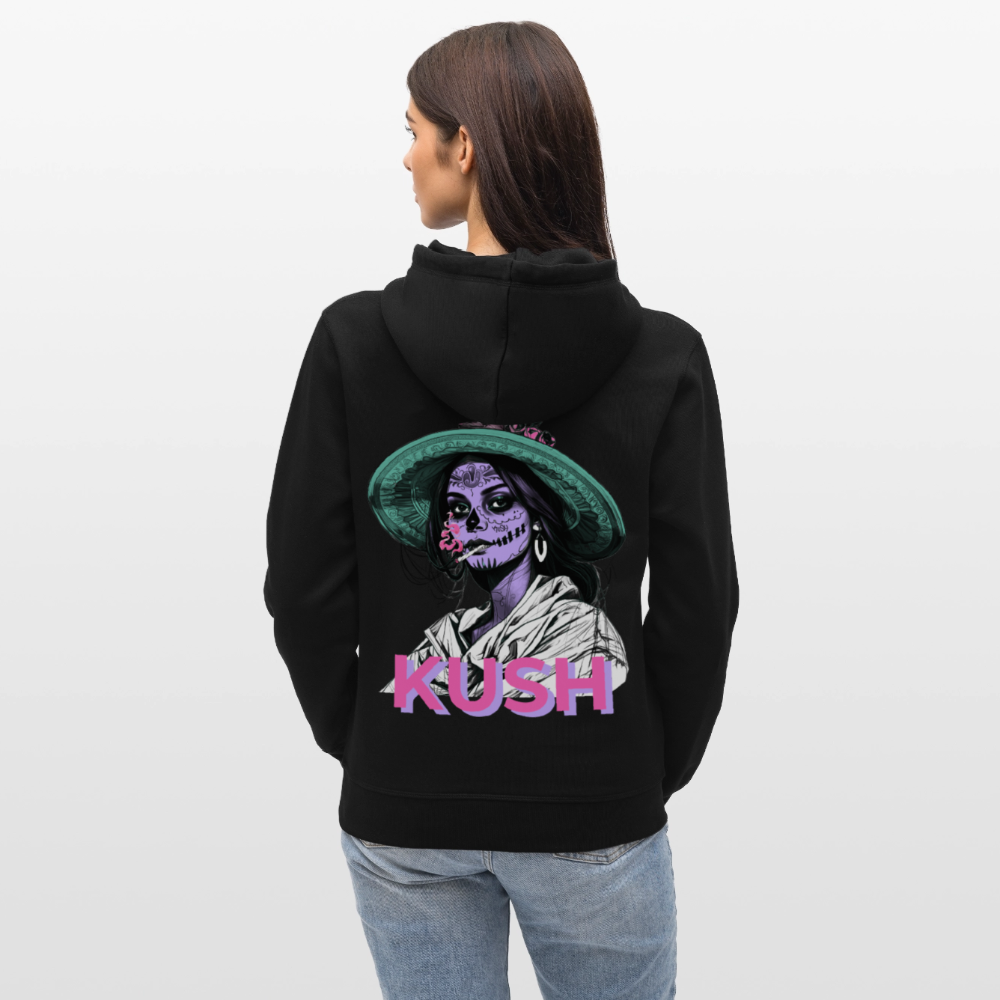 LA CATRINA KUSH Unisex Bio-Hoodie - Schwarz