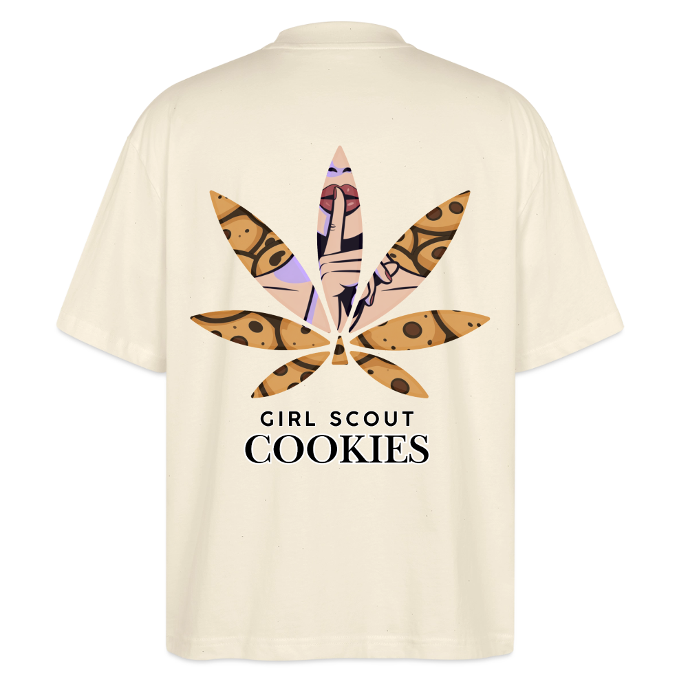 GIRL SCOUT COOKIES Oversized Unisex Bio T-Shirt - Natur