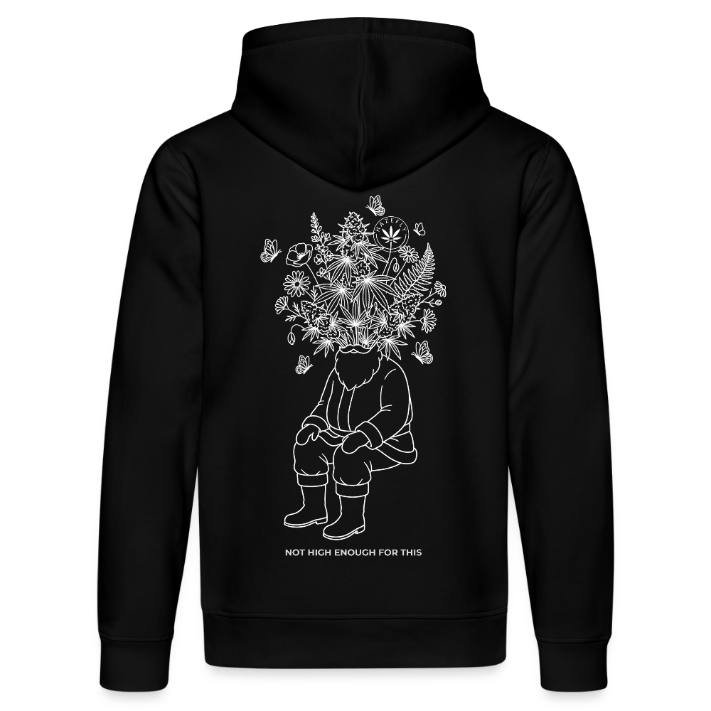 NOT HIGH ENOUGH Unisex Bio-Hoodie - Schwarz