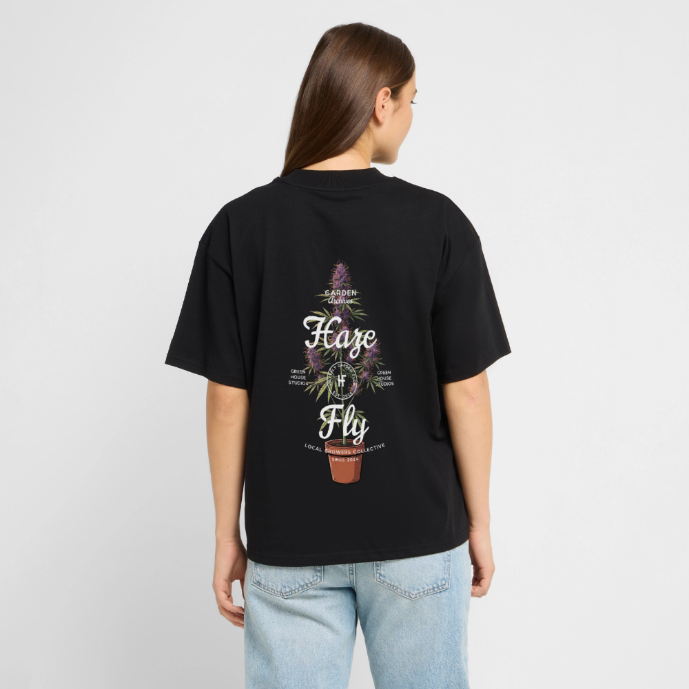 GROW COLLECTIVE Unisex Oversized Bio-T-Shirt - Schwarz