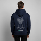 LOVE GREENS Oversized Unisex Bio-Hoodie - Navy