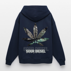 SOUR DIESEL Oversized Unisex Bio-Hoodie - Navy