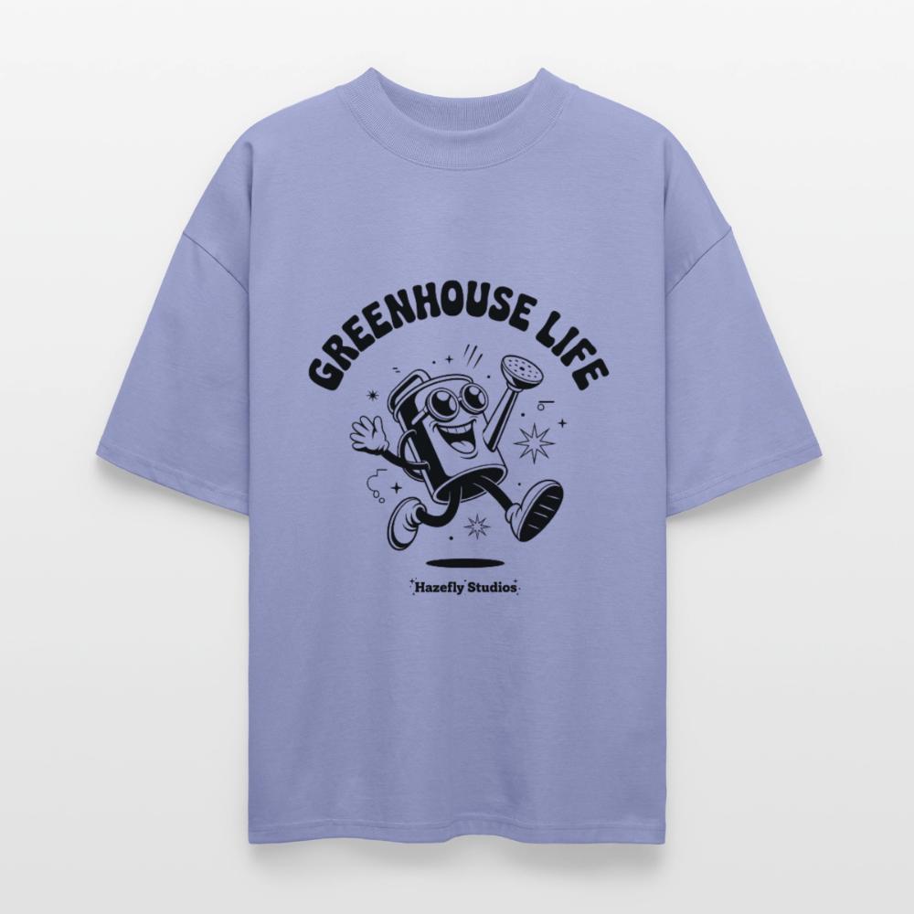 GREENHOUSE LIFE Oversized Unisex Bio T-Shirt - Violett