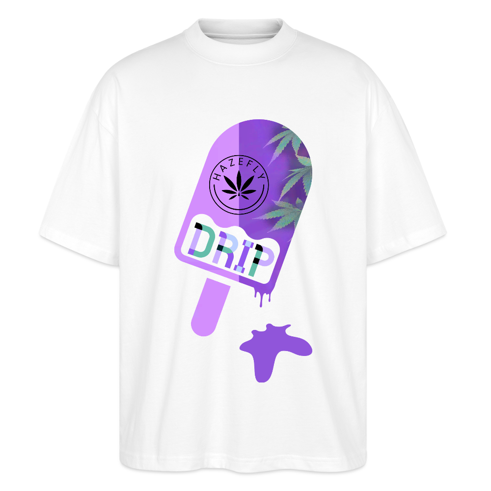 ICE CREAM Oversized Unisex Bio T-Shirt - Weiß