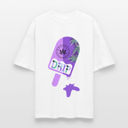 ICE CREAM Oversized Unisex Bio T-Shirt - Weiß