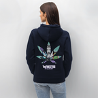 WHITE WIDOW Unisex Bio-Hoodie - French Navy