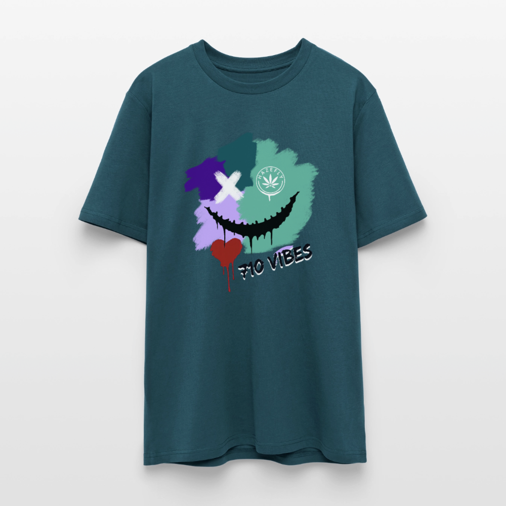 710 VIBES Unisex Bio-T-Shirt - Dunkles Petrol