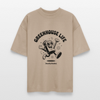 GREENHOUSE LIFE Oversized Unisex Bio T-Shirt - Steingrau