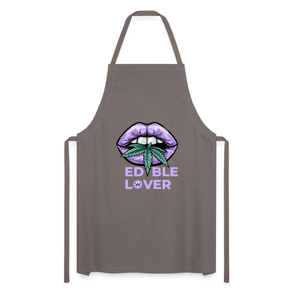 EDIBLE LOVER Kochschürze - Grau