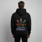 TROPICANA CHERRY Oversized Unisex Bio-Hoodie - Schwarz