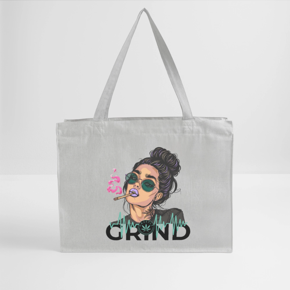 GRIND recycelter Shopping Bag - Grau meliert