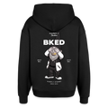 BKED Oversized Unisex Bio-Hoodie - Schwarz