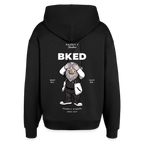 BKED Oversized Unisex Bio-Hoodie - Schwarz