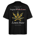 TRUE LEMON Oversized Unisex Bio T-Shirt - Schwarz