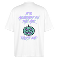 PUMPKIN VIBE Oversized Unisex Bio T-Shirt - Weiß