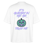 PUMPKIN VIBE Oversized Unisex Bio T-Shirt - Weiß