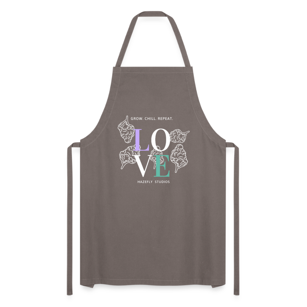 GROW. CHILL. REPEAT. Kochschürze - Grau