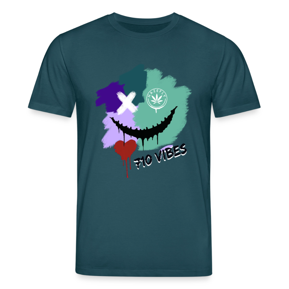 710 VIBES Unisex Bio-T-Shirt - Dunkles Petrol