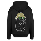 REIN MEDIZINISCH Oversized Unisex Bio-Hoodie - Schwarz