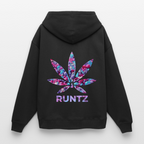 RUNTZ Oversized Unisex Bio-Hoodie - Schwarz