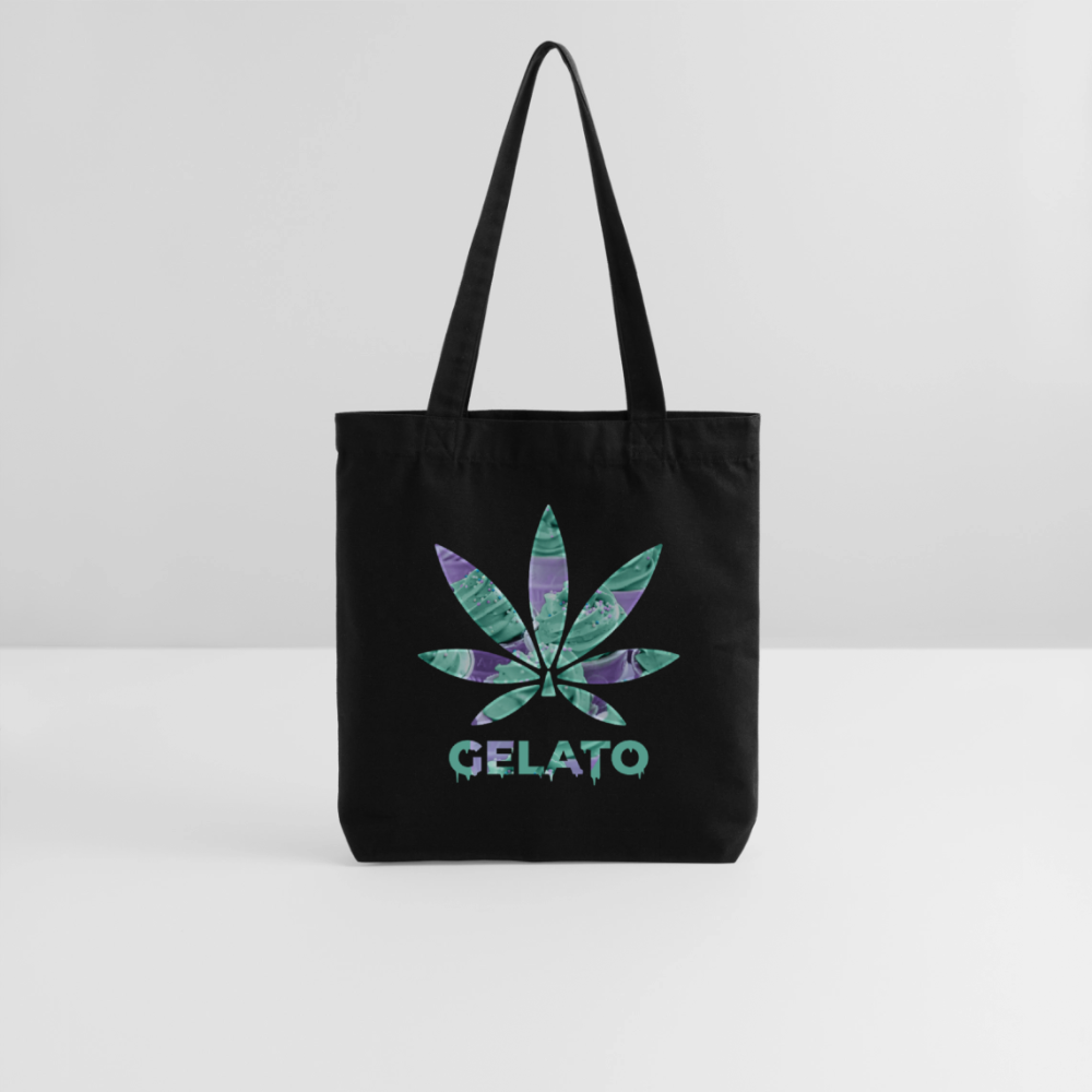 GELATO recycelter Heavyweight Stoffbeutel - Schwarz