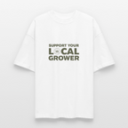 LOCAL GROWER Oversized Unisex Bio T-Shirt - Weiß