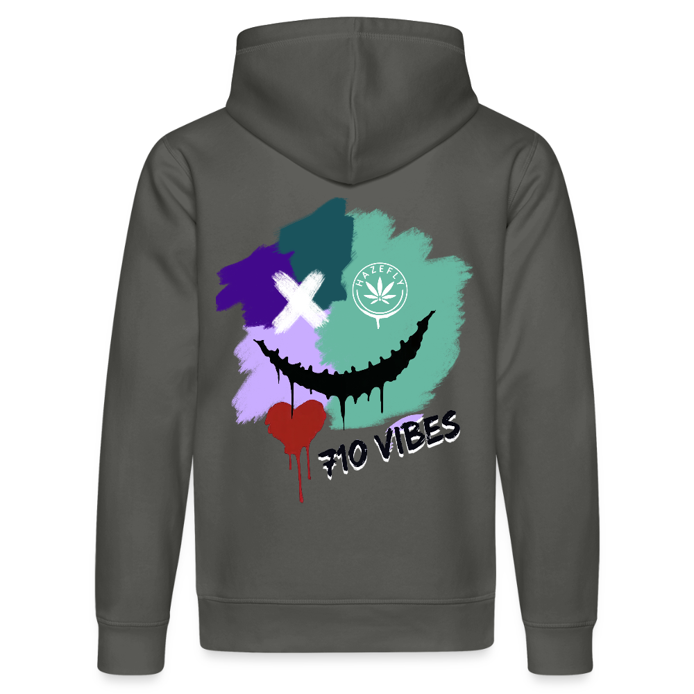 710 VIBES Unisex Bio-Hoodie - Anthrazit