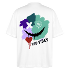 710 VIBES Oversized Unisex Bio T-Shirt - Weiß