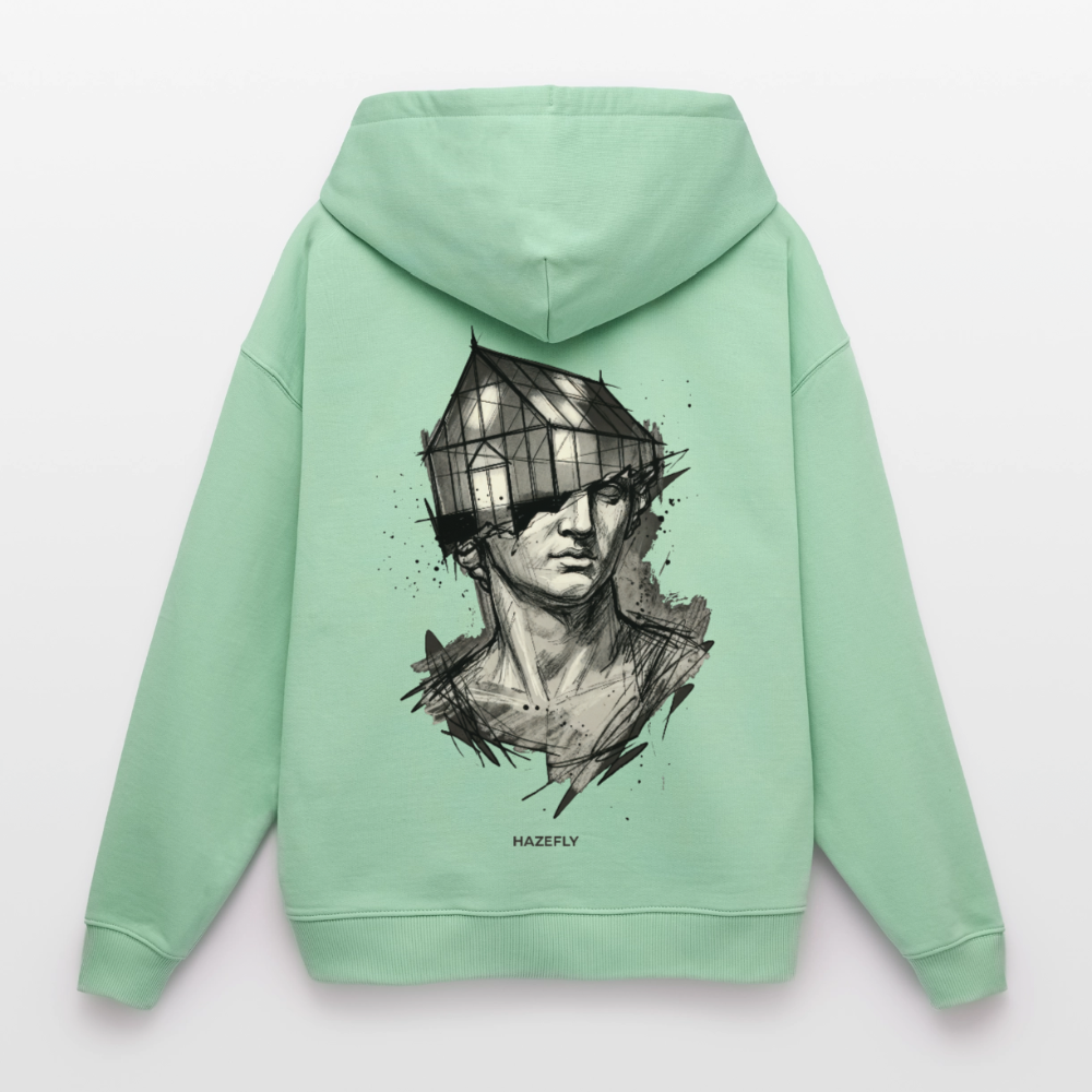 GREEN MIND Oversized Unisex Bio-Hoodie - Nebeljade