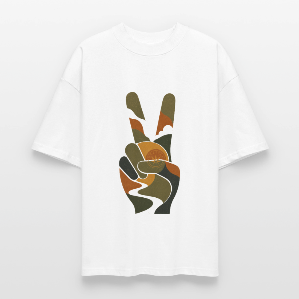 INNER PEACE Unisex Oversized Bio-T-Shirt - Weiß