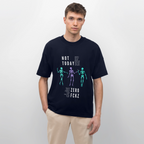 NOT TODAY Oversized Unisex Bio T-Shirt - Navy
