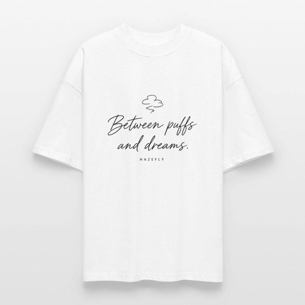 PUFFS & DREAMS Oversized Unisex Bio T-Shirt - Weiß