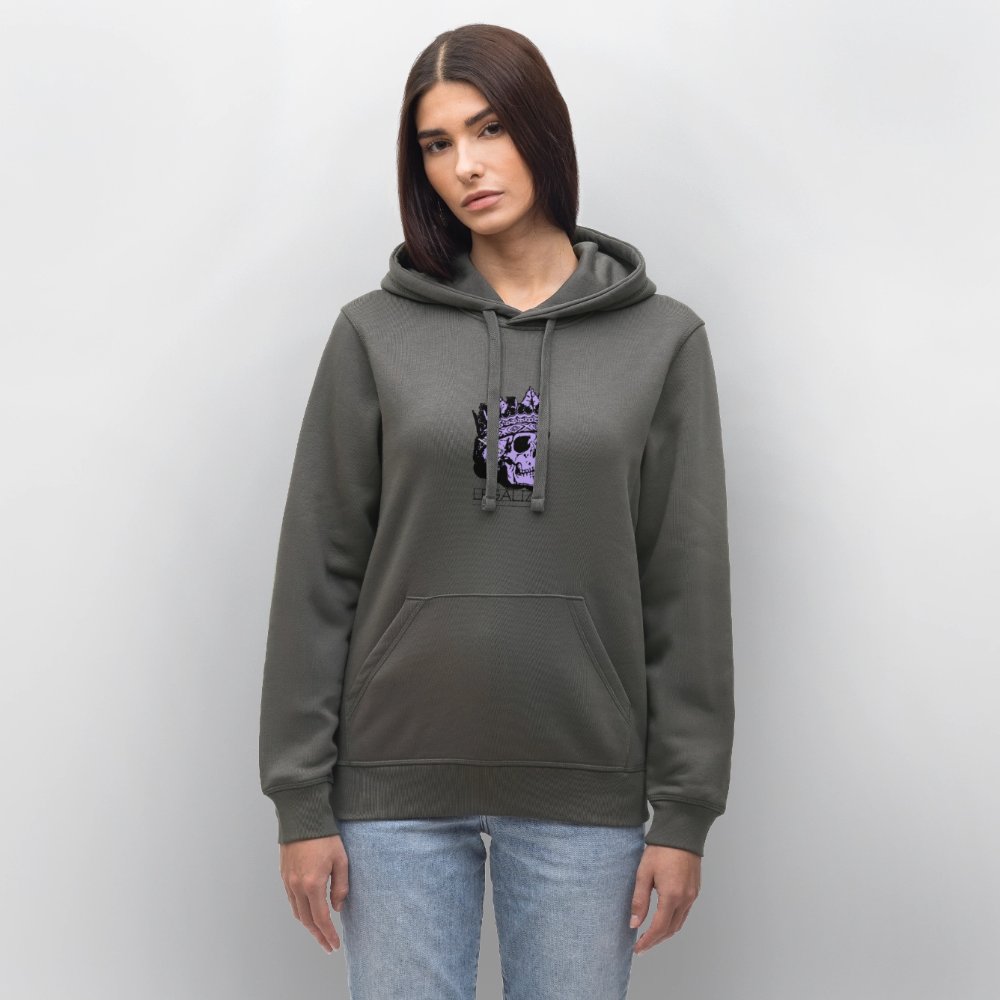 420 SKULL Unisex Bio-Hoodie - Anthrazit