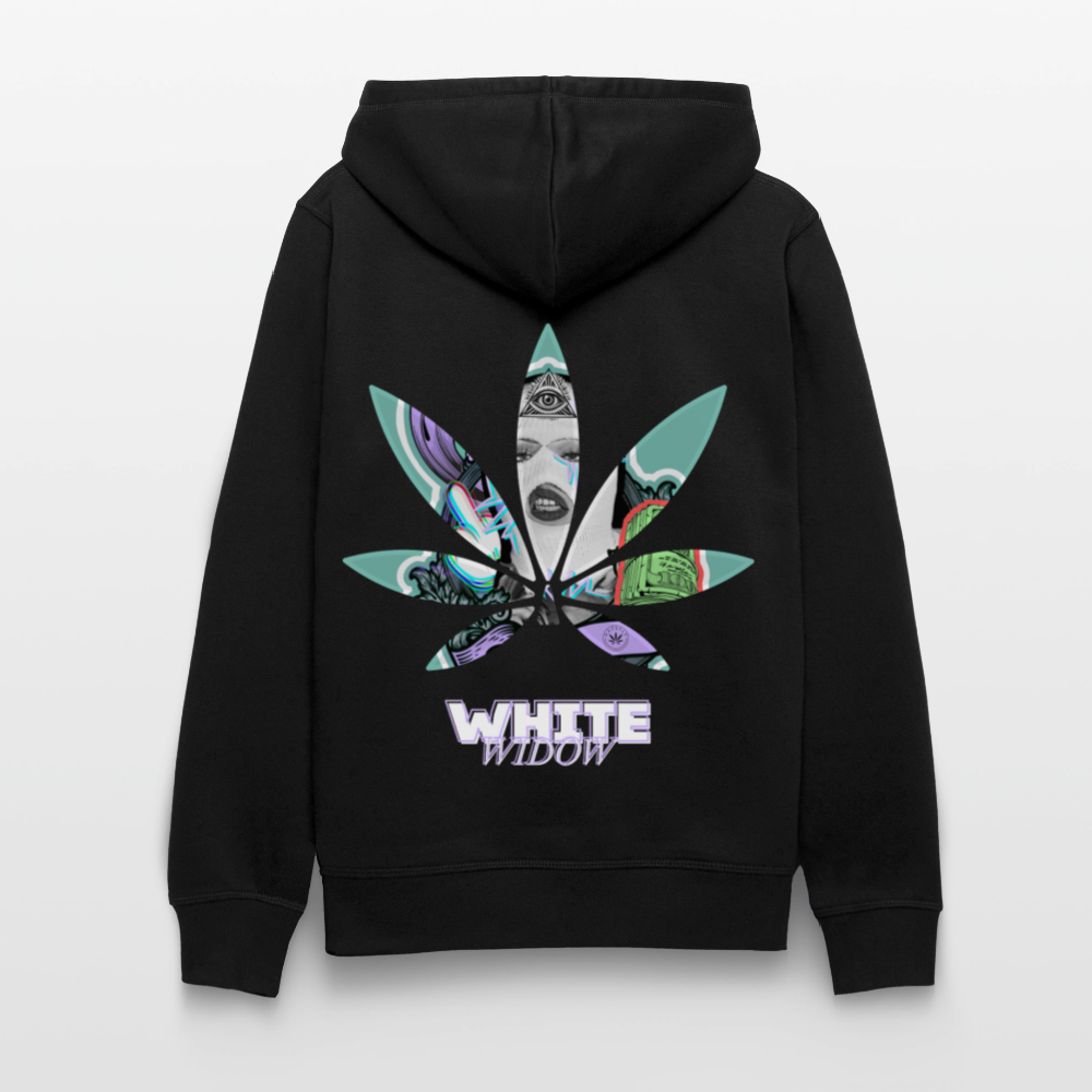 WHITE WIDOW Unisex Bio-Hoodie - Schwarz