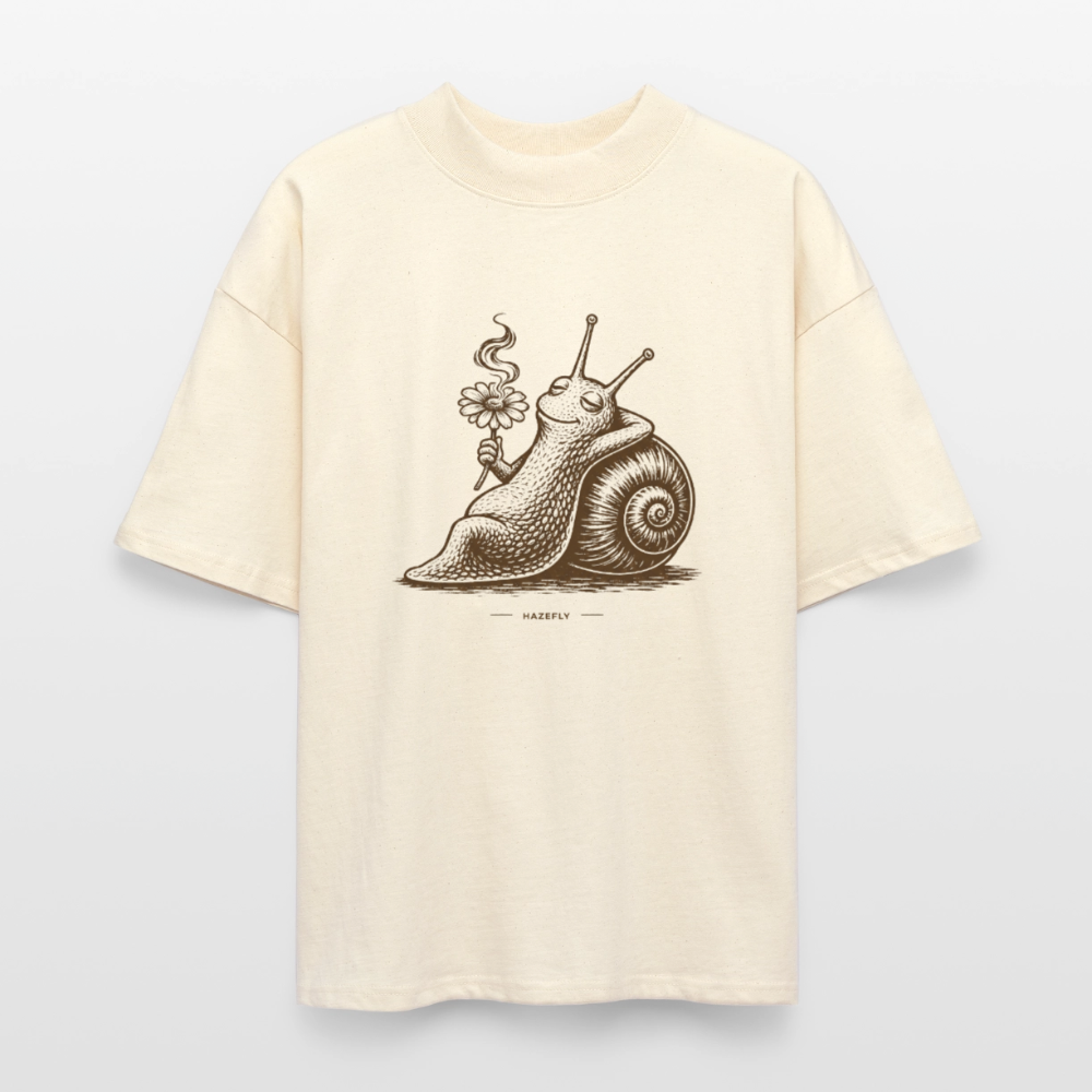 SLOW BURN Unisex Oversized Bio-T-Shirt - Natur