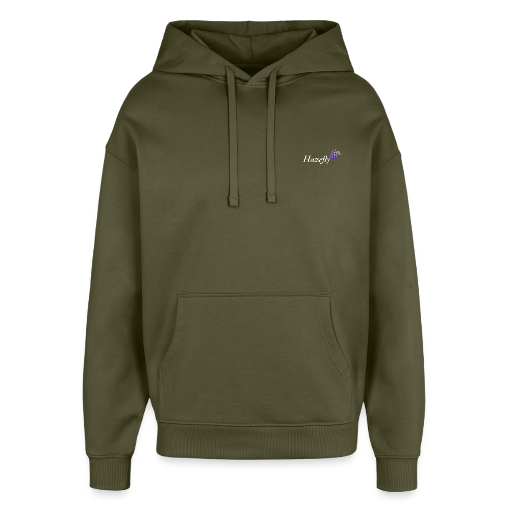 TRUE GRAPE Oversized Unisex Bio-Hoodie - Khaki