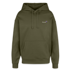 TRUE GRAPE Oversized Unisex Bio-Hoodie - Khaki