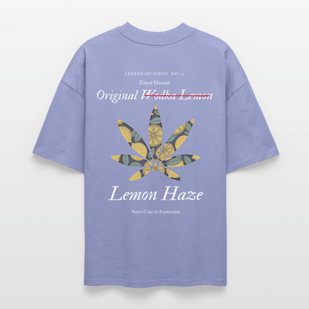 TRUE LEMON Oversized Unisex Bio T-Shirt - Violett