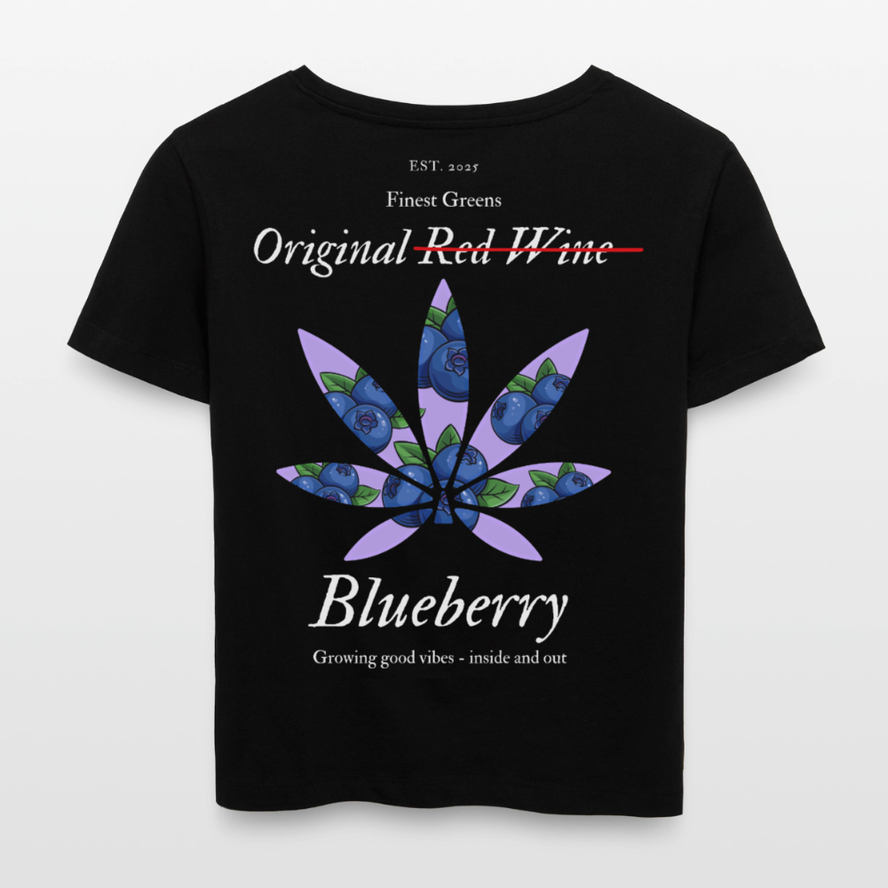 TRUE BERRY Relaxed Frauen Bio-T-Shirt - Schwarz