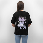 HELL YEAH Oversized Unisex Bio T-Shirt - Schwarz