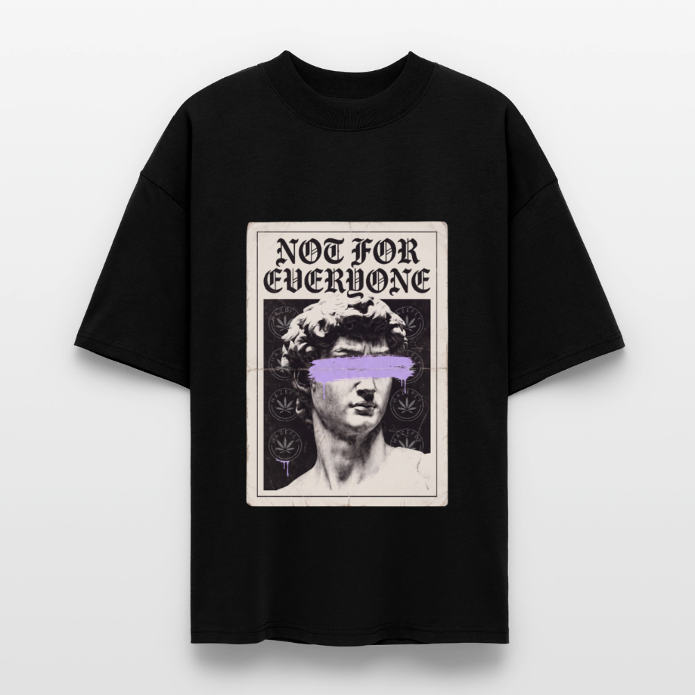 STONED Unisex Oversized Bio-T-Shirt - Schwarz