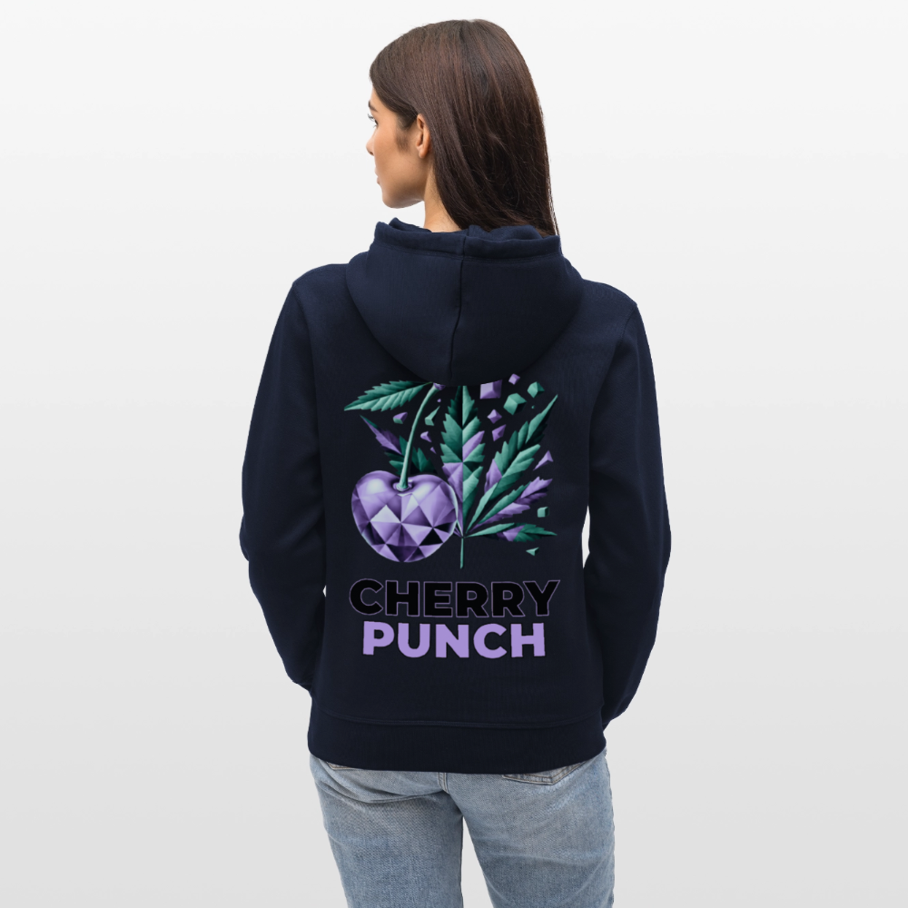 CHERRY PUNCH Unisex Bio-Hoodie - French Navy