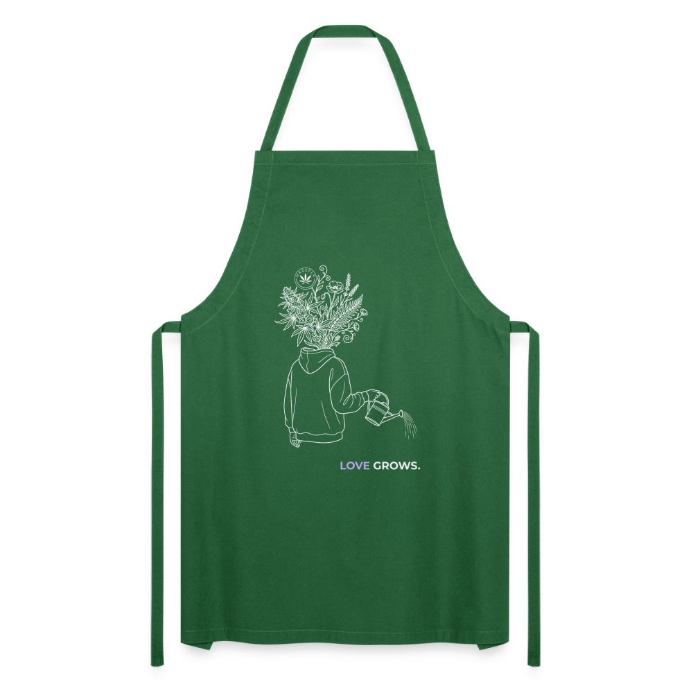 LOVE GROWS II Kochschürze - Grün