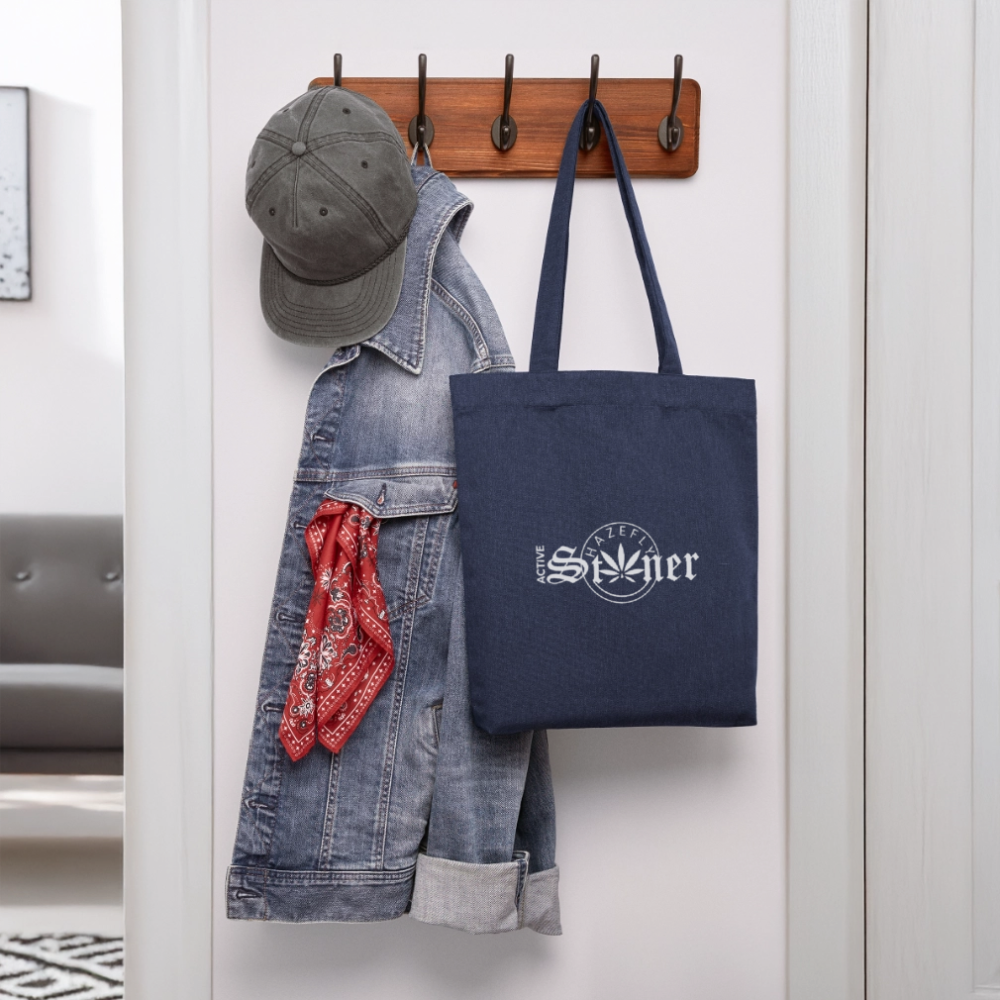 ACTIVE STONER recycelter Heavyweight Stoffbeutel - melange Blue